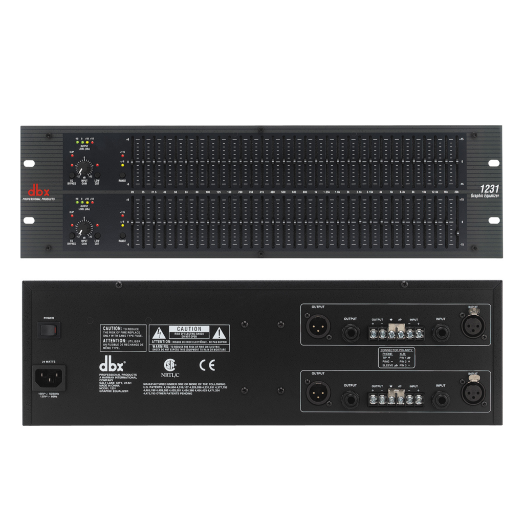 1231 Dual Channel 31-Band Equalizer