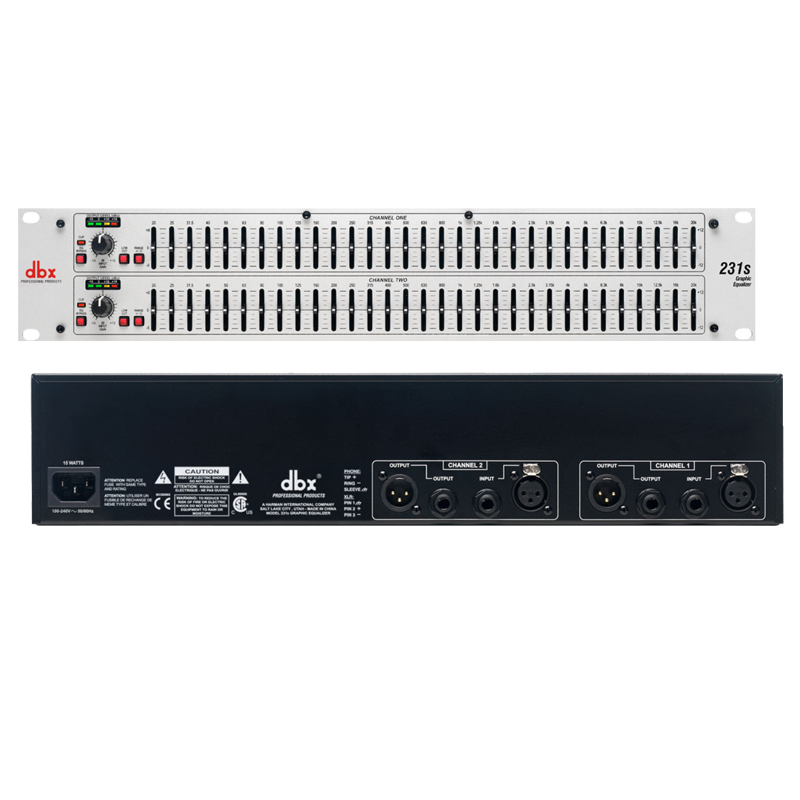 231s Dual Channel 31-Band Equalizer