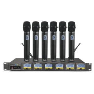 6 Channel Wireless Microphone BNK X85 UHF Microphones