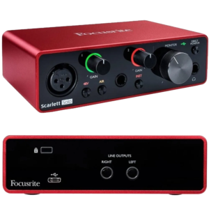 Focusrite Scarlett 2i2 (3rd Gen) USB Audio Interface with Pro Tools