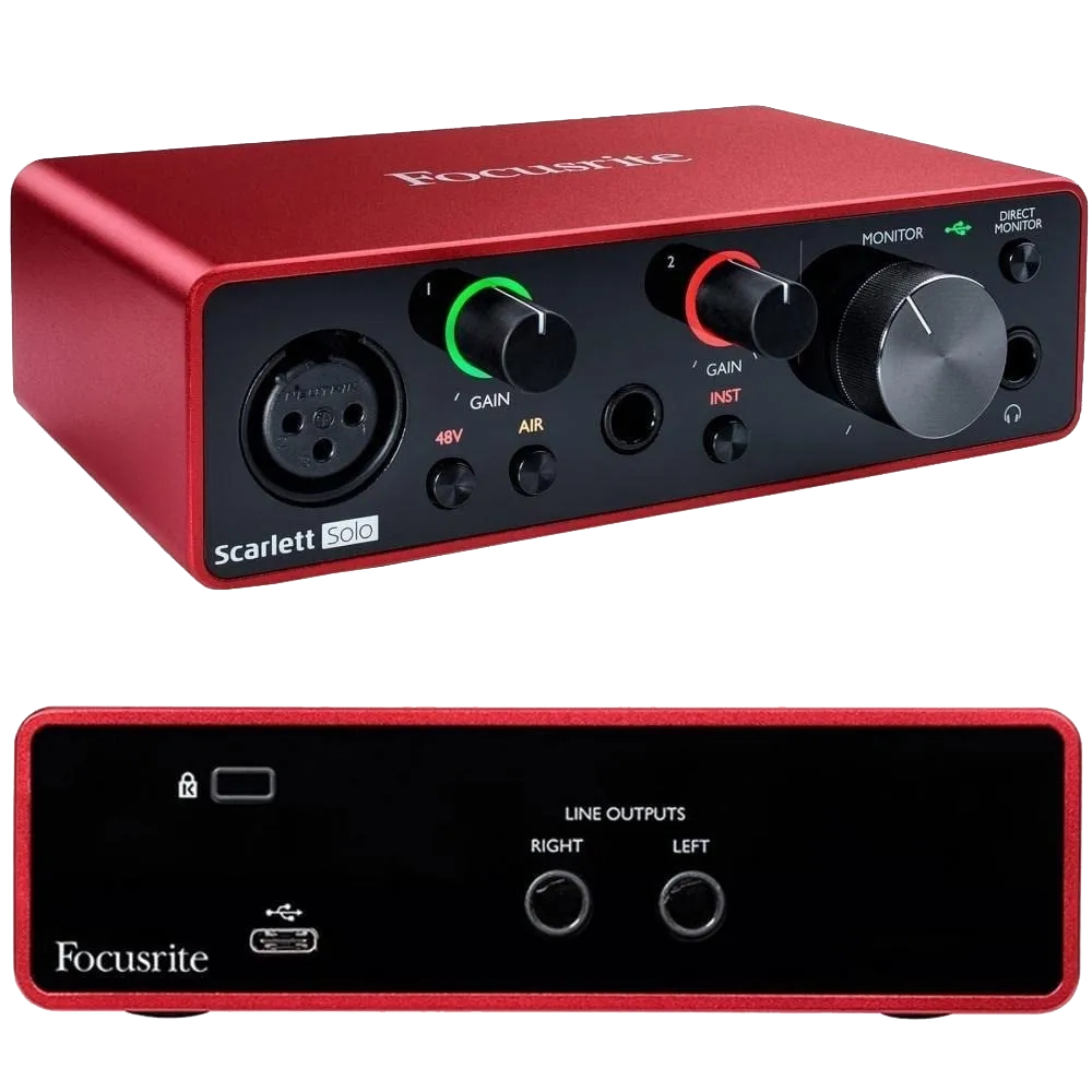 Focusrite Scarlett 2i2 (3rd Gen) USB Audio Interface with Pro Tools