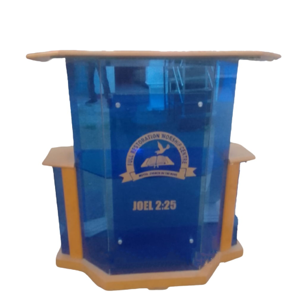 Glass-wooden Podium